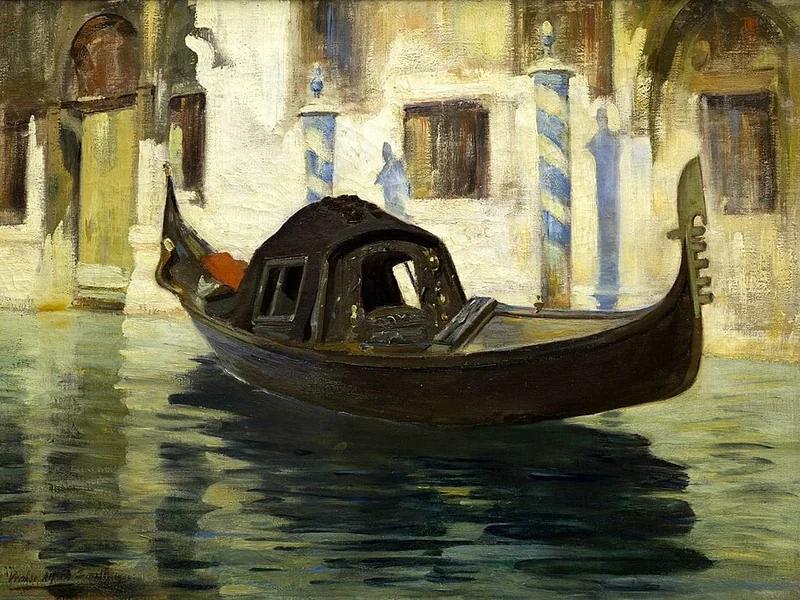 1854-Alfred Smith - La gondola